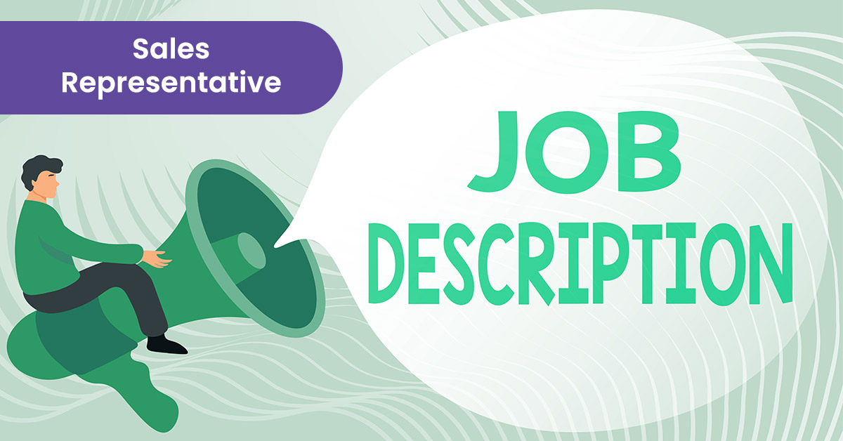 Sales Representative job description